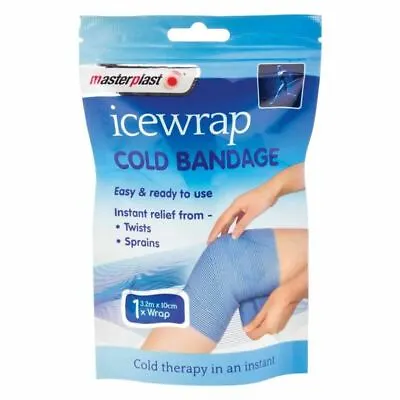 Cold Wrap Compression Bandage Pain Relief Therapy Swelling Muscle Ice ColdWrap • £4.99
