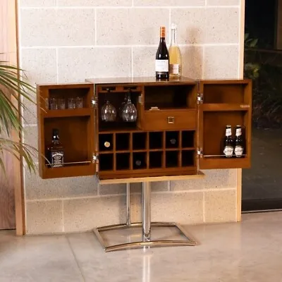 Retro Cocktail Bar Home Bar Cabinet Cupboard Bar Cabinet • £945