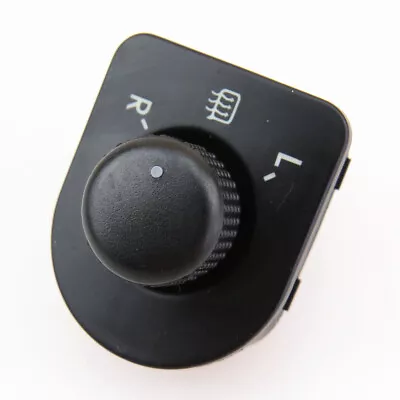 Door Side Mirror Adjust Switch Knob W/ Heat For VW Passat B5 Beetle Golf 5 Jetta • $7.85