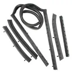 NEW 1965-1968 Ford Mustang Convertible Top Roof Rail Seal Weather Strip Kit • $139.95