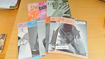 BM499: Collection Of 9 - J & P Coats Crochet Design Booklets & Pamphlets • £5