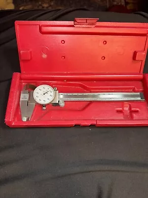 MITUTOYO 505-637-50 6  DIAL CALIPER Tool MADE IN JAPAN .001  W/ CASE • $70