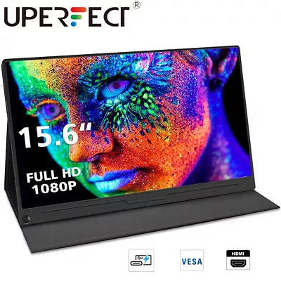 UPERFECT 15.6  Portable Monitor Gaming Mobile Monitor HDMI USB C Monitor 1080P • $149.99