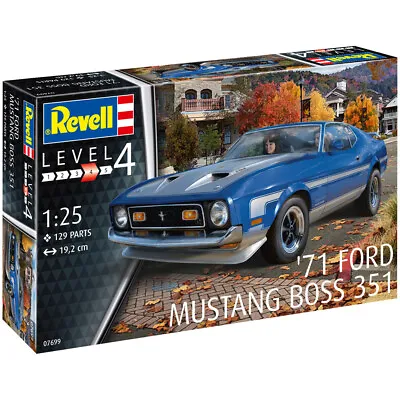 Revell 1/25 Ford Mustang Boss 351 Model Kit 07699 • £35.10