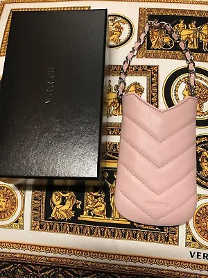 Vertu Constellation Quest Vertical Pink Quilt Calf Leather Case With Chain NEW  • $89.99