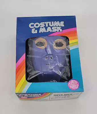 Vintage 1982 Mask & Costume Super Ninja Karate Kommando In Box • $50