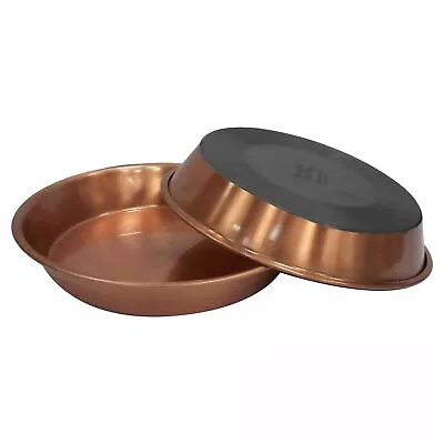 2 Copper-look Matte Cat & Dog Dish  Bowl - 13.2oz - Boots & Barkley • $7.25