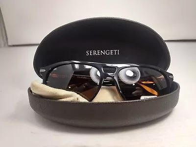 Serengeti 8471 Sunglasses Giacomo Shiny Black/Dark Tortoise  S45 • $172