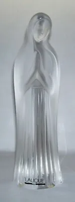 LALIQUE ~ Quality Solid Frosted Crystal MADONNA Figurine (#12019) + Box ~ France • $298
