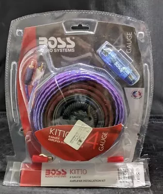 BOSS Audio Systems KIT10 4 Gauge Amp Installation Wiring Kit NIP • $23.99