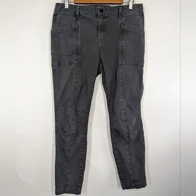 J BRAND Pants Womens 31 Gray Byrnes Cargo Zippered Cropped • $26.40