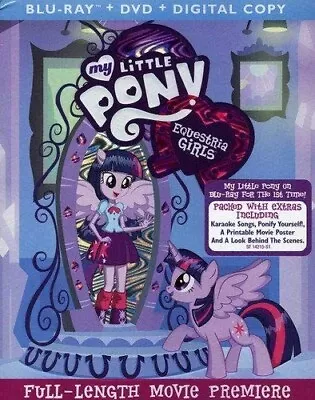 My Little Pony: Equestria Girls (Blu-ray/DVD 2013 Widescreen) Free Shipping! • $11.99