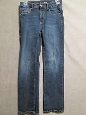 Old Navy Jeans Girls 12 Blue Denim Straight Built In Flex Casual School Wear • $10.50