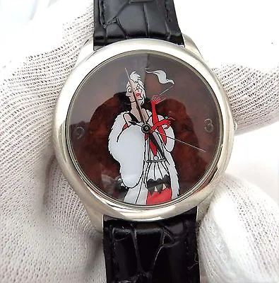 CRUELLA DEVILLE Marc Davis  Exclusive  LE 1745/5000  UNISEX WATCH 354 • $103.99