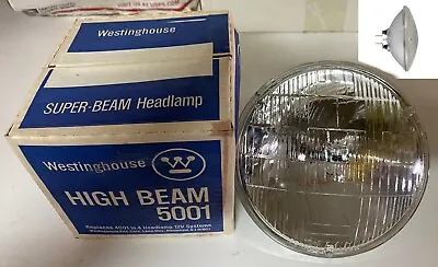 Westinghouse 5001 4001 5-3/4  Sealed Beam High Beam Headlights Bulbs 12 Volt NOS • $13.99