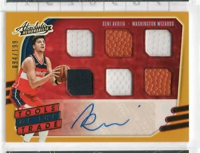 $30 • Buy Deni Avdija 2020-21 Panini Absolute Tools Of The Trade Rookie Auto /199