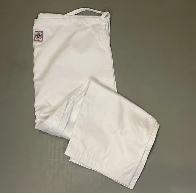 Mizuno Yusho Judo Gi Pants White IJF Red Label Double Weave Pants • $49.90