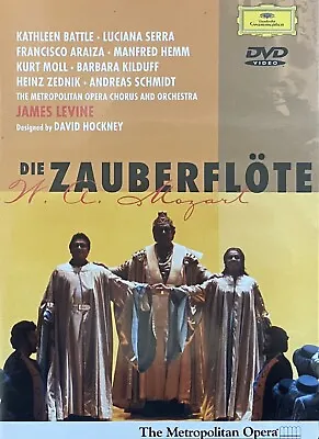 Mozart—Die Zauberflote (Serra Battle Araiza Moll; Levine Met 1991). DVD • $2.75