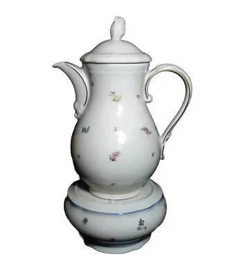 Seltmann Weiden Elizabeth Tea/Coffee Pot China Warmer Stand12.25 H • £144.62