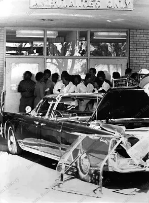$15.99 • Buy 8x10 Print John F. Kennedy Assassination Parkland Hospital Limousine 1963 #PHJK