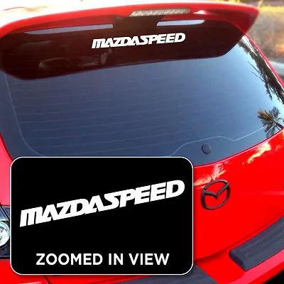 Mazdaspeed Sticker Decal Mazda 3 6 P Vinyl Decal Sticker Window Car/ipad Laptop  • $3.59