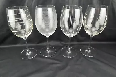 Mikasa Cheers Too Tall Wine Water Glass Set 4 9 1/2  Tall Oversized • $37.49