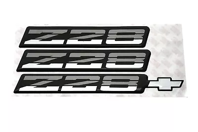 Set Of Z28 Rocker Panel & Rear Bumper Emblem For 82-92 Camaro 9192Z28 • $42.49