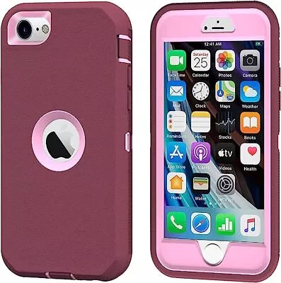 For Apple IPhone Xs Max X 7 8 6 6s Plus Armor Heavy Duty Shockproof Case Cover • $11.99