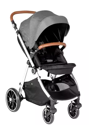 Cuggl Ebony Deluxe Pushchair Foldable Pram Children Baby Birth-36 Months 15kg • £59.95