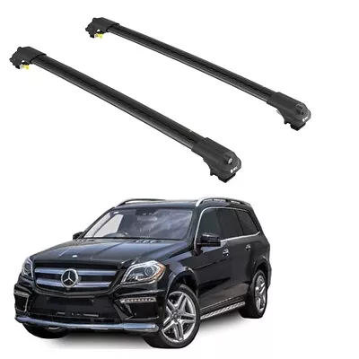 Fit For MERCEDES GL-CLASS (X166) SUV 2013-2019 Roof Rack Cross Bars Black • $156