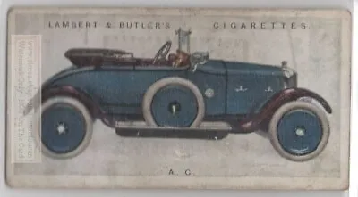 £4.36 • Buy C1923 A.C. Light Car British Classic Motor Auto Car 1923 Trade Ad Card