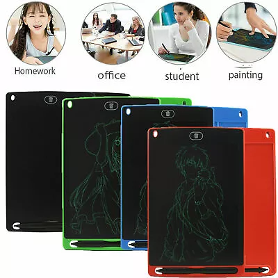 UK 12  LCD Pad EWriter Kids Painting Drawing Tablet Digital Board Magic Pen Gift • £5.99