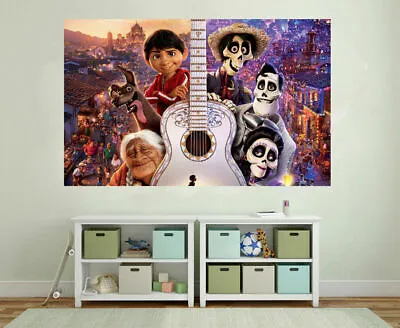 £62.75 • Buy Disney Coco Giant Wall Sticker Kid Art Mural Decal Removable Decor Miguel Rivera