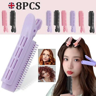£5.09 • Buy 8X Volumizing Hair Clip Curler Instant Hair Styling Roller Wave Fluffy Tools New
