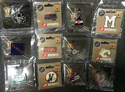$10.95 • Buy NHL Vintage Logo PIN - St Pats, Kansas City Scouts, Brooklyn Americans,Capitals.