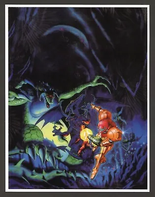 Super Metroid Super Nintendo SNES 1994 Game Wall Art Print Poster Samus - Glossy • $14.95