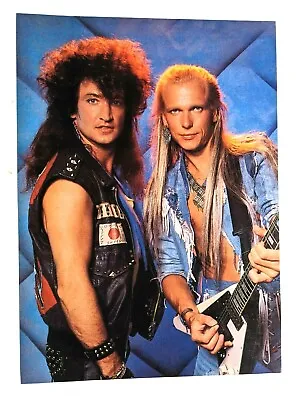 Michael Schenker / Robin Mcauley / Magazine Full Page Pinup Poster Clipping (4) • $12.99