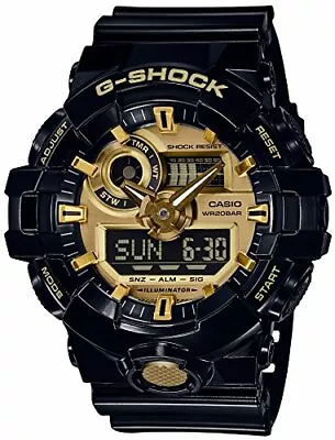 CASIO 2017 G-SHOCK GA-710GB-1AJF Men's Watch New In Box From Japan • $226.82