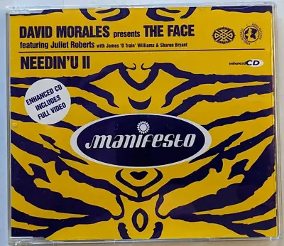 David Morales Presents The Face – Needin' U II CD 1997 Manifesto • £8.72