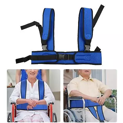 Wheelchair Seat Belt Quick Release Buckle With Adjustable Straps Safety Belt • £13.82