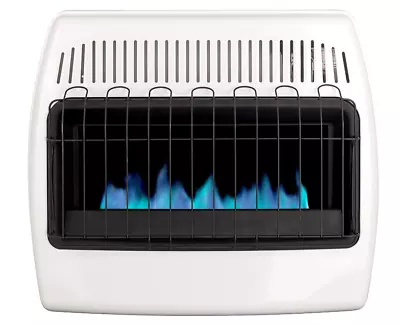 30000 BTU Liquid Propane Blue Flame Vent Free Wall Heater White • $190.96