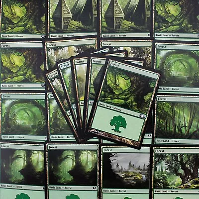 25 Forests MTG Basic Land Pack Near Mint DECKBUILDING Magic: The Gathering • $1.89