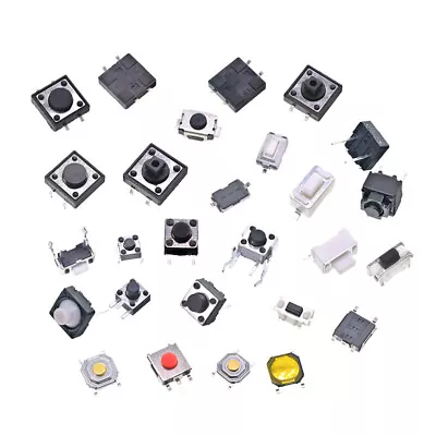 12×12×5/3×6×5/6×6×5mm SPST Small Mini Miniature Tactile Push Switch PCB Button • $1.99