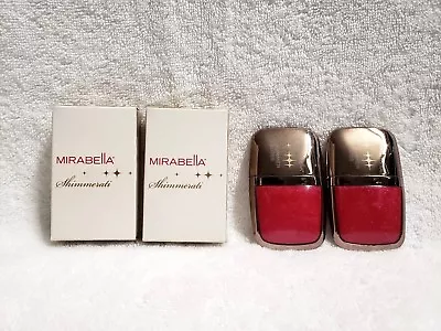 MIRABELLA Shimmerati Ruby Red Lip Gloss 0.23 Oz  / New DUO PACK • $17.05