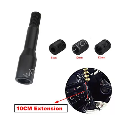 130mm Shift Knob Extension Rod Stick Adapter For Manual Gear Shifter Lever Black • $13.48