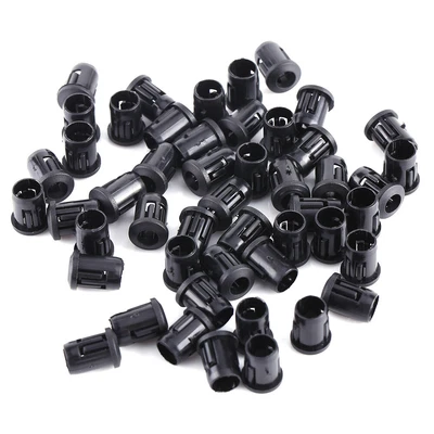 $6.28 • Buy 5mm LED 50Pcs Lamp Socket Diode Holder Nylon Black Clip Bezel Mount Useful Tool
