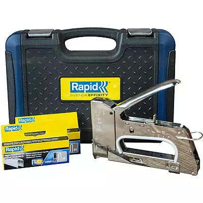 Rapid R28 Heavy Duty Cable Tacker Starter Kit In Carry Case • £100.95