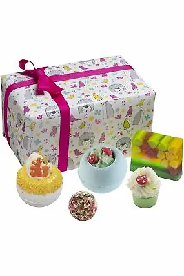 £12 • Buy Bomb Cosmetics Into The Woods Set Bath Blaster Creams Oils Wrapped Gift Set