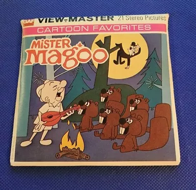 Rare Gaf H56 Mister Magoo Mr. Cartoon Favorites View-master 3 Reels Packet • $29