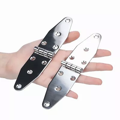 2X Marine Stainless Steel Polished Door Hinges Heavy Duty Door Hardware • $14.80